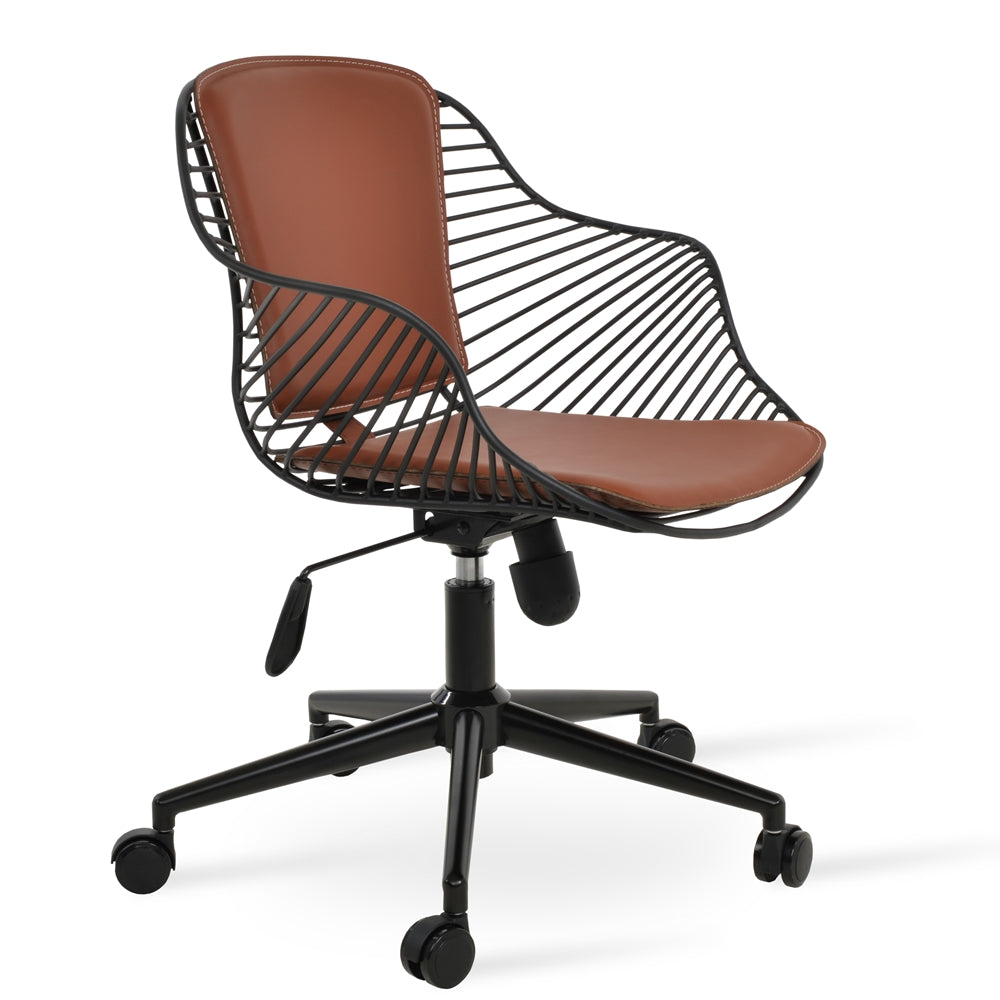 Zebra Arm Spider Swivel Office Chair - durable construction for long-lasting use | Image 1 | InSTYLE Home & Rugs