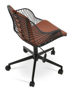 Zebra Arm Spider Swivel Office Chair - durable construction for long-lasting use | Image 3 | InSTYLE Home & Rugs