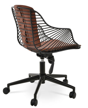 Zebra Arm Spider Swivel Office Chair - durable construction for long-lasting use | Image 4 | InSTYLE Home & Rugs