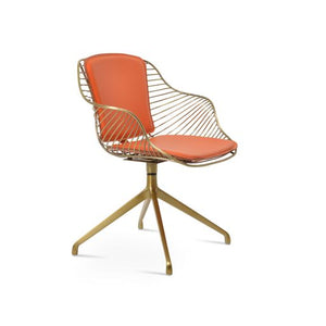 Zebra Spider Swivel - cozy armchair for reading and relaxation | Image 1 | InSTYLE Home & Rugs