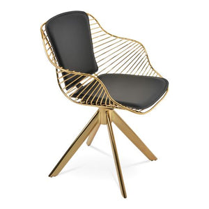 Zebra Sword Swivel - cozy armchair for reading and relaxation | Image 1 | InSTYLE Home & Rugs