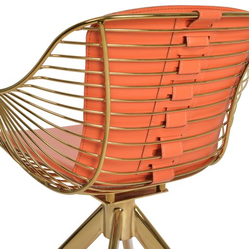 Zebra Sword Swivel - cozy armchair for reading and relaxation | Image 2 | InSTYLE Home & Rugs