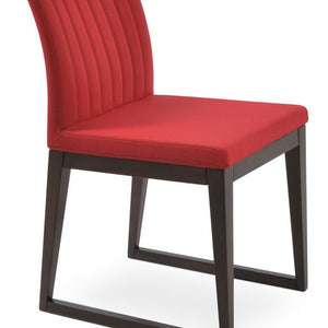Zeyno Sled Wood Chair - comfortable seating for dining and office spaces | Image 3 | InSTYLE Home & Rugs