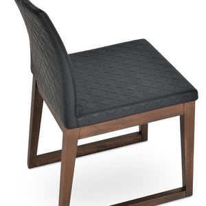 Zeyno Sled Wood Chair - comfortable seating for dining and office spaces | Image 4 | InSTYLE Home & Rugs