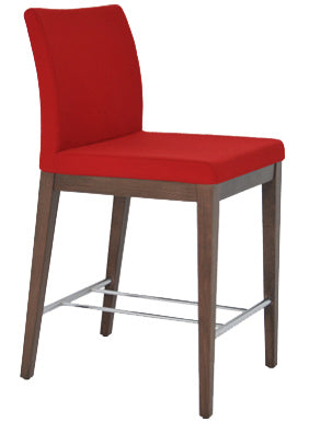 Aria Wood Stool - compact and stylish design | Image 2 | InSTYLE Home & Rugs