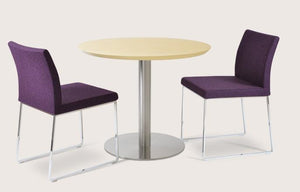 Aria Sled Chair - comfortable dining experience | Image 2 | InSTYLE Home & Rugs