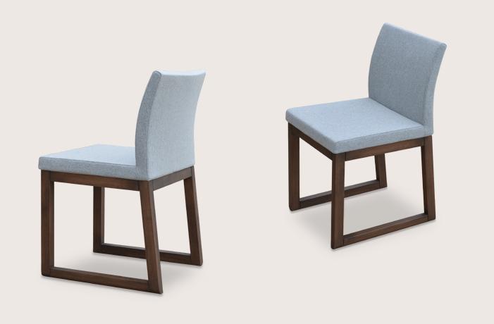 Aria Sled Wood Chair - variety of styles from classic to contemporary | Image 2 | InSTYLE Home & Rugs