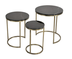 Alexy Marble Nesting End Table - accent tables for living rooms | Image 6 | InSTYLE Home & Rugs