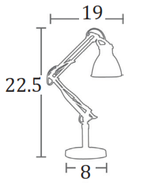 Black Table/ Floor Lamp - perfect lighting for modern homes | Image 2 | InSTYLE Home & Rugs