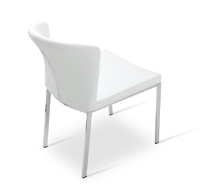 Capri Chrome Chair - durable construction for long-lasting use | Image 4 | InSTYLE Home & Rugs