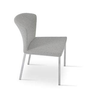 Capri Chrome Chair - durable construction for long-lasting use | Image 3 | InSTYLE Home & Rugs
