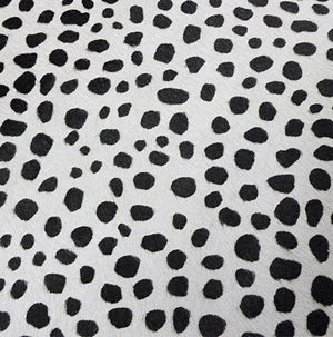 Cheetah on White Cowhide - www.instylehome.ca
