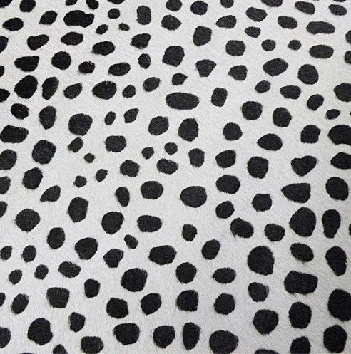 Cheetah on White Cowhide - www.instylehome.ca