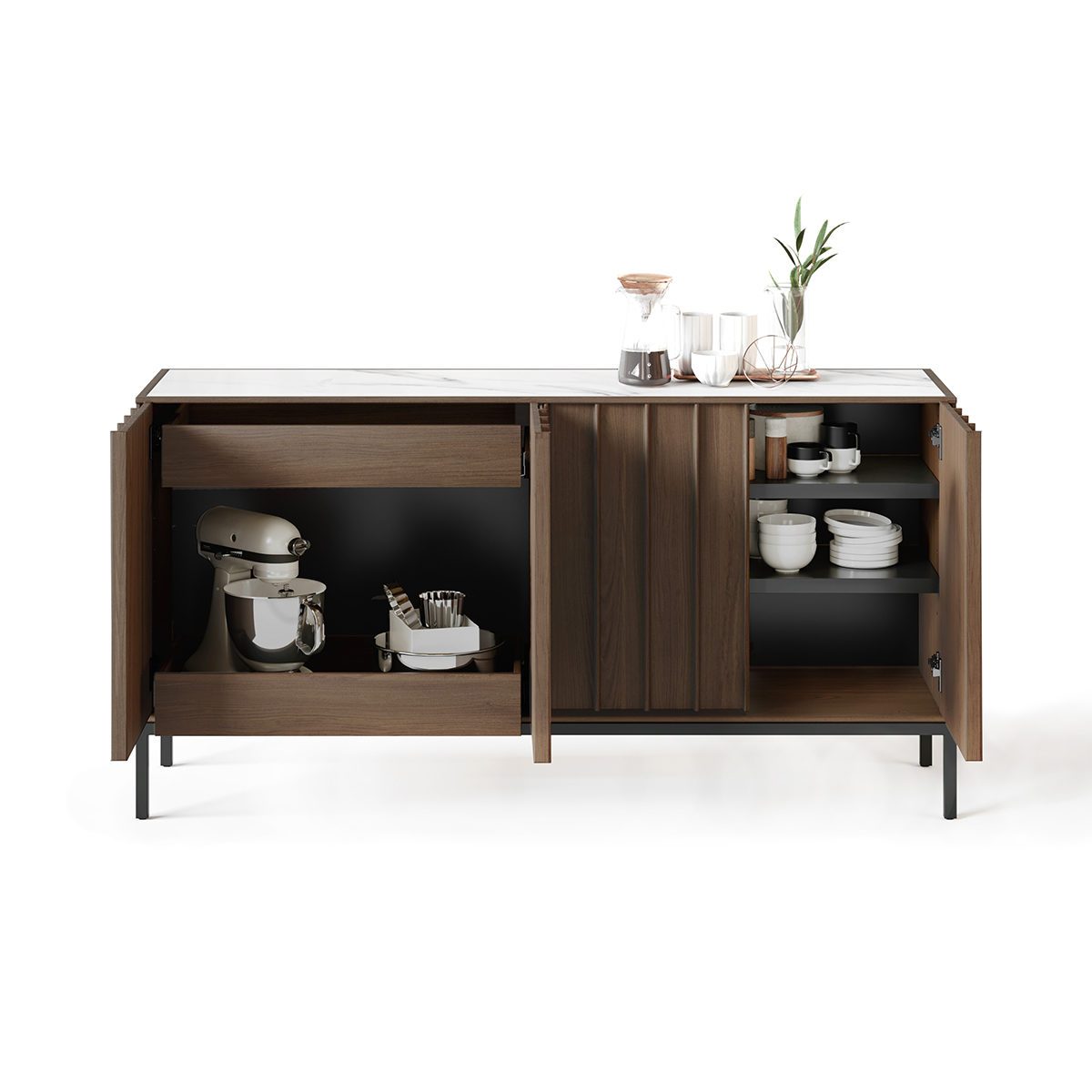 Cosmo 5729 Sideboard - perfect for living room storage | Image 1 | InSTYLE Home & Rugs