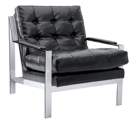 Court Leather Arm Chair - durable construction for long-lasting use | Image 1 | InSTYLE Home & Rugs