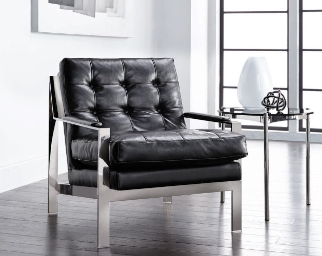 Court Leather Arm Chair - durable construction for long-lasting use | Image 2 | InSTYLE Home & Rugs