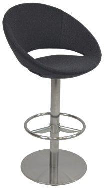 Crescent Swivel Stools - perfect for small spaces | Image 2 | InSTYLE Home & Rugs
