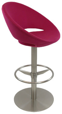 Crescent Swivel Stools - perfect for small spaces | Image 1 | InSTYLE Home & Rugs
