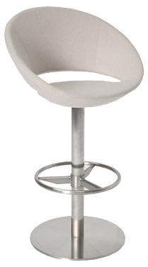 Crescent Swivel Stools - perfect for small spaces | Image 5 | InSTYLE Home & Rugs