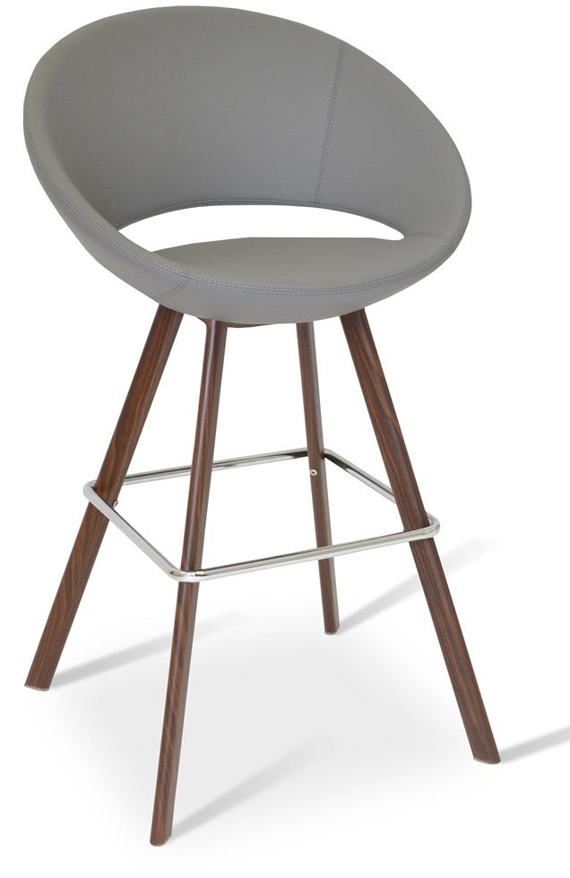 Crescent Sword Stool - compact and stylish design | Image 1 | InSTYLE Home & Rugs