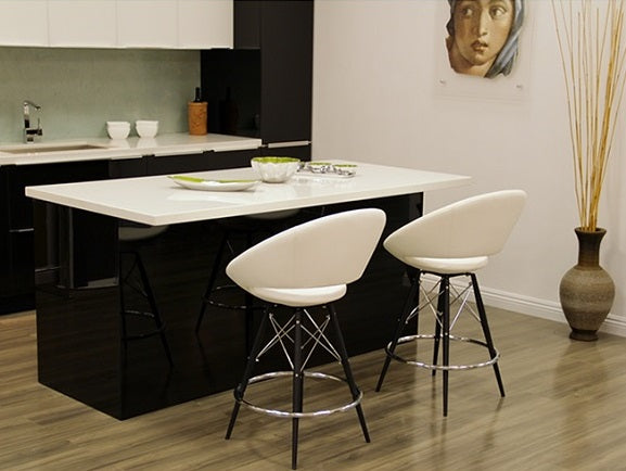 Crescent MW Stool - perfect for small spaces | Image 2 | InSTYLE Home & Rugs