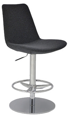 Eiffel Piston Adjustable Stool - compact and stylish design | Image 1 | InSTYLE Home & Rugs