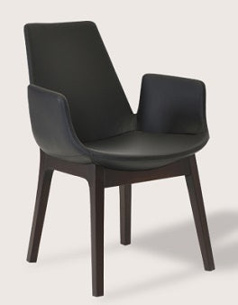 Eiffel Wood Arm Chair - durable construction for long-lasting use | Image 1 | InSTYLE Home & Rugs