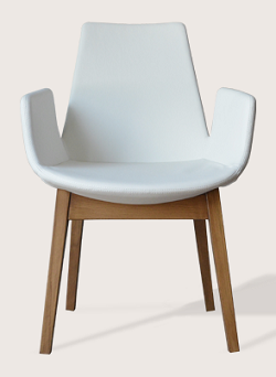 Eiffel Wood Arm Chair - durable construction for long-lasting use | Image 2 | InSTYLE Home & Rugs