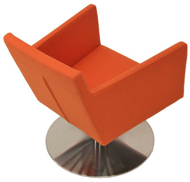 Harput Swivel Lounge - modern accent armchair for stylish interiors | Image 2 | InSTYLE Home & Rugs