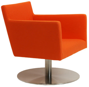 Harput Swivel Lounge - modern accent armchair for stylish interiors | Image 1 | InSTYLE Home & Rugs