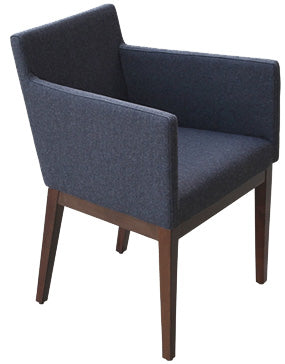 Harput Wood - upholstered armchair with padded comfort | Image 1 | InSTYLE Home & Rugs