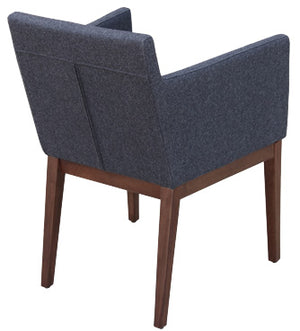 Harput Wood - upholstered armchair with padded comfort | Image 4 | InSTYLE Home & Rugs