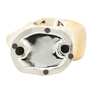 16702-02 gold head sculpture face