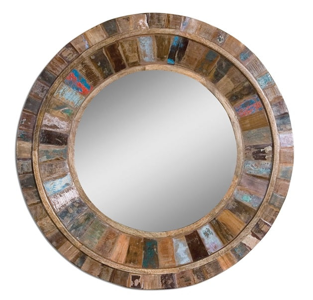 Josh Round Mirror - available in various shapes, sizes, and frame styles | Image 1 | InSTYLE Home & Rugs