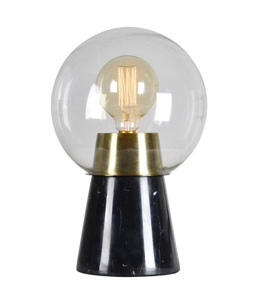 Oswald Black Marble Table Lamp - stylish lamp for bedside tables | Image 1 | InSTYLE Home & Rugs