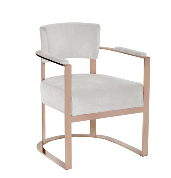 Madeleine Armchair - upholstered armchair with padded comfort | Image 1 | InSTYLE Home & Rugs