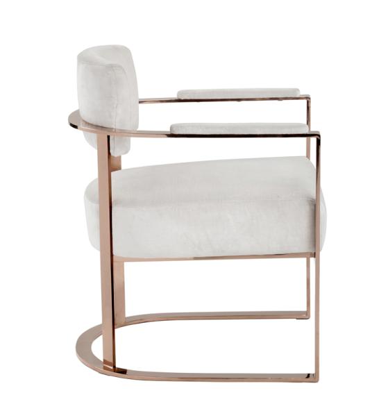 Madeleine Armchair - upholstered armchair with padded comfort | Image 2 | InSTYLE Home & Rugs