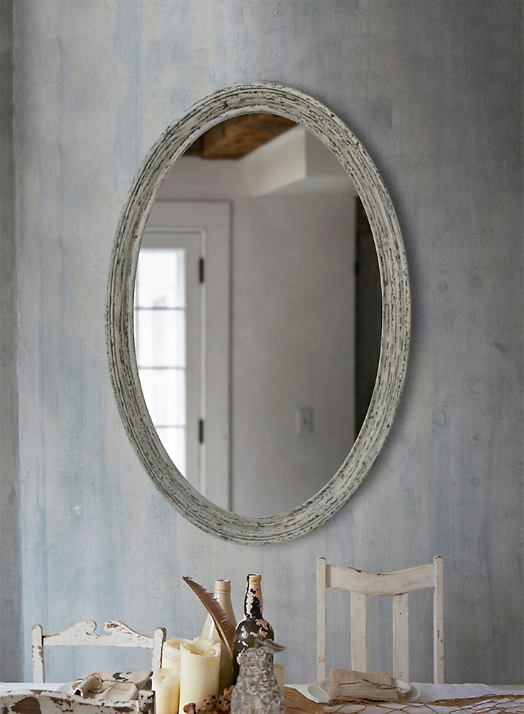 Ovalis Oval Mirror MT2072 - modern mirror with sleek design for contemporary interiors | Image 2 | InSTYLE Home & Rugs
