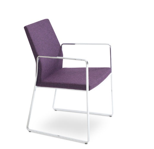 Pasha Sled Armchair - cozy armchair for reading and relaxation | Image 2 | InSTYLE Home & Rugs