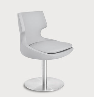 Patara round swivel - comfortable dining experience | Image 1 | InSTYLE Home & Rugs