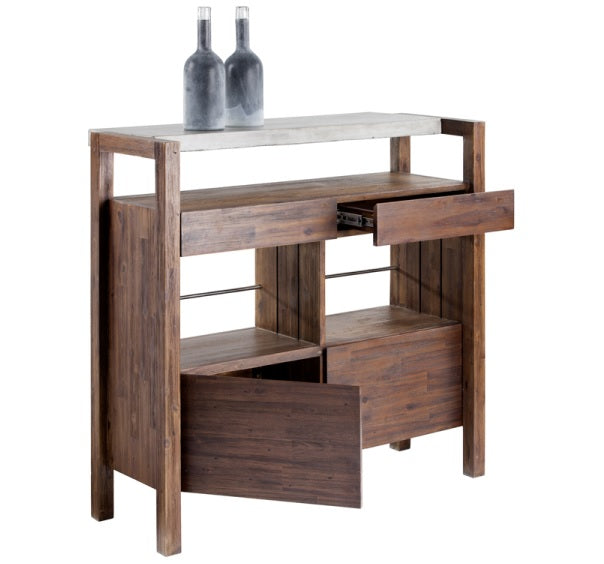 Segovia Bar Table - compact and stylish design | Image 1 | InSTYLE Home & Rugs