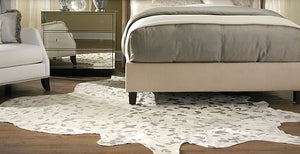Silver Splash White Cowhide - www.instylehome.ca