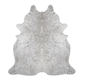 Silver Splash White Cowhide - www.instylehome.ca
