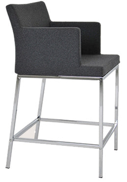 Soho Stools Chrome - available in various heights | Image 1 | InSTYLE Home & Rugs