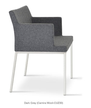 Soho chair Chrome - durable construction for long-lasting use | Image 7 | InSTYLE Home & Rugs