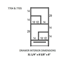 Castella Bookcase - wooden bookcases with multiple shelves for ample storage | Image 5 | InSTYLE Home & Rugs
