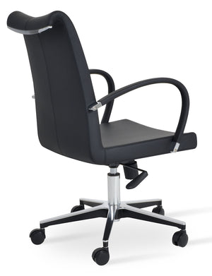 Tulip Office Arm Chair - comfortable seating for dining and office spaces | Image 3 | InSTYLE Home & Rugs