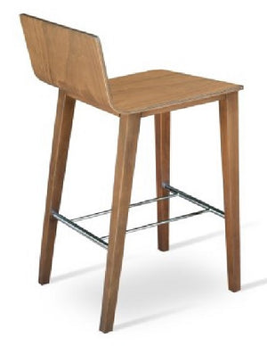 Corona Wood Stool - available in various heights | Image 2 | InSTYLE Home & Rugs