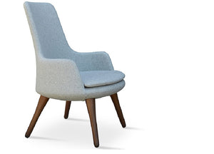 Dervish Lounge High Back Chair - stylish lounge chairs for any room | Image 1 | InSTYLE Home & Rugs