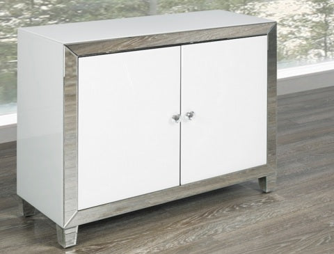 Mirror Sideboard White - sleek sideboard for storage | Image 1 | InSTYLE Home & Rugs